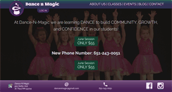 Desktop Screenshot of dance-n-magic.com